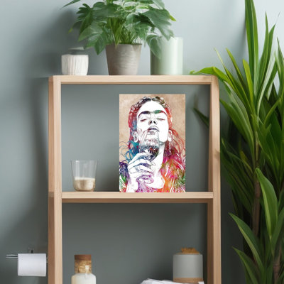 «Sensual Wine Moment», art mural moderne abstrait