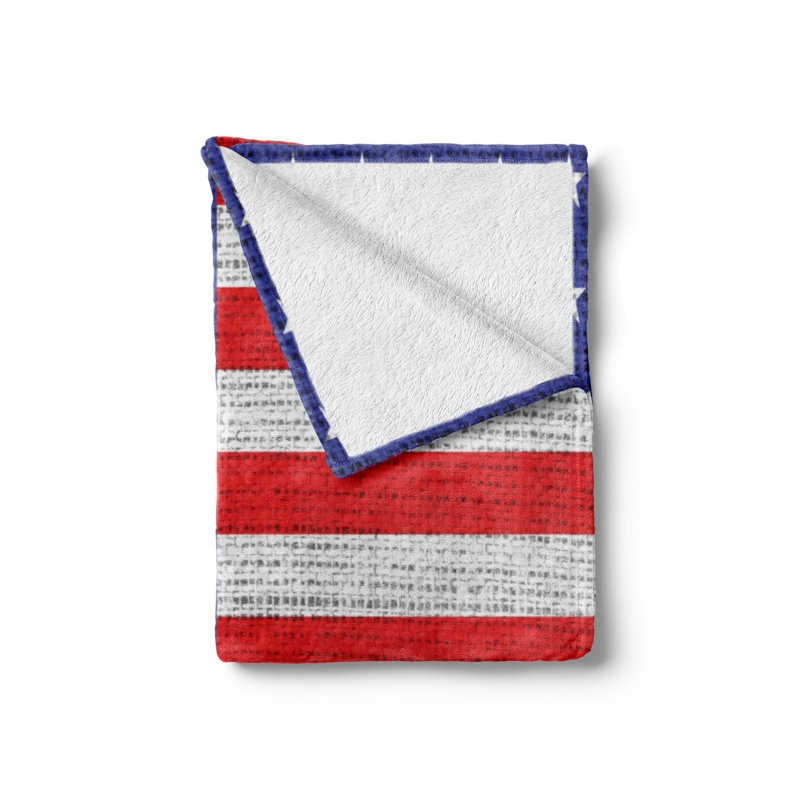 Hand Woven Throw Blanket, 50" W x 70" L