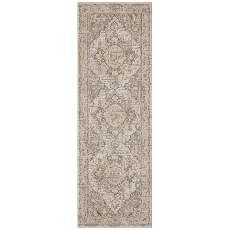 Terrain Beige/Brown Rug, Runner 80cm x 200cm