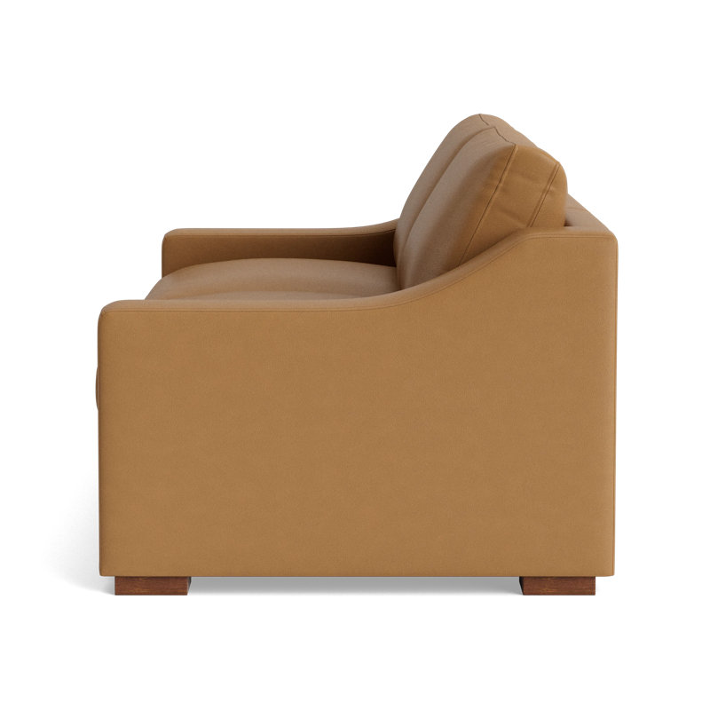 Lucca Sofa (85"), Bison Butterscotch Top Grain Leather