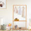 Rangement pour vêtements pour enfants, étagère à vêtements en bambou pour enfant