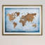 Washy World Map - reproduction d'art encadrée-31992315-33960588