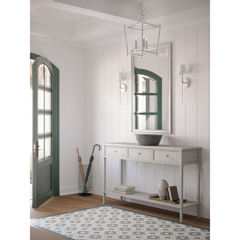 Towles Steel Wallchiere, Brushed Nickel