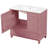 36" Modern Bathroom Vanity With Ceramic Top-987011732
