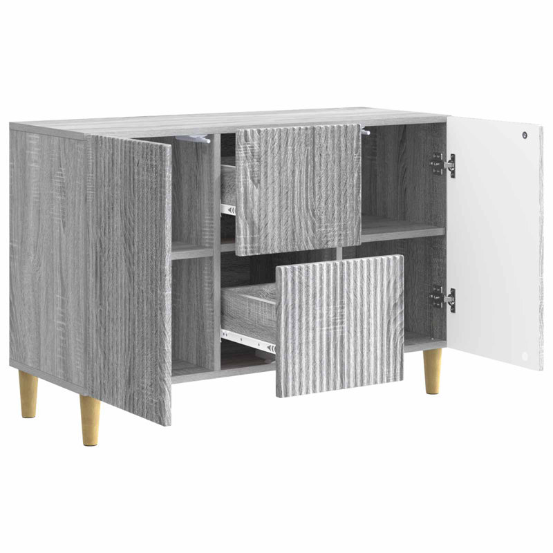 89cm Sideboard, Grey Sonoma