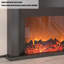 French retro solid wood simple simulated flame decorative electric fireplace-459935515-459935516