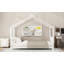 Lit plateforme simple en métal-865431415