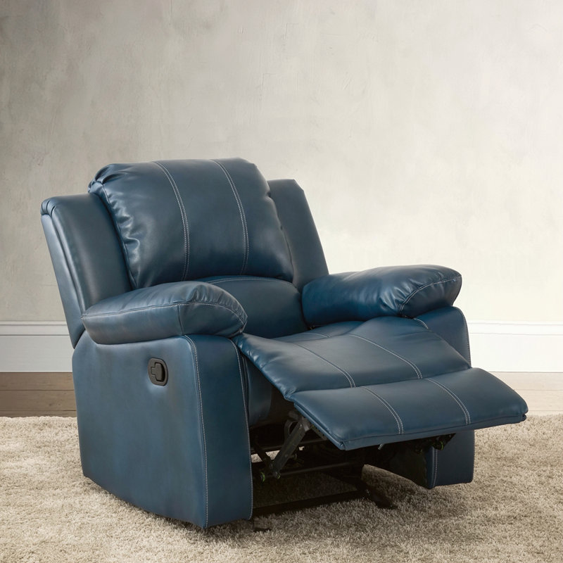 Fauteuil inclinable en cuir et gel