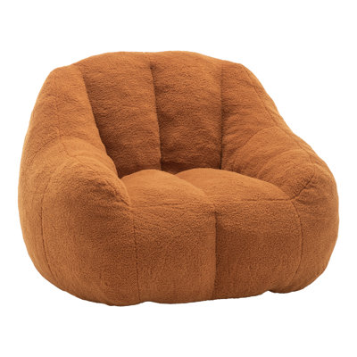 Bean Bag Chair With Filler, Bean Bag Sofa With Tufted Soft Stuffed Filling, Fluffy And Lazy Sofa, Comfy Cozy Beanbag Chairs With Memory Foam For Dorm, by Ebern Designs