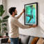 Breaching Marlin Coastal 1 Piece Single Picture Frame Wall Art-136694622-136694620