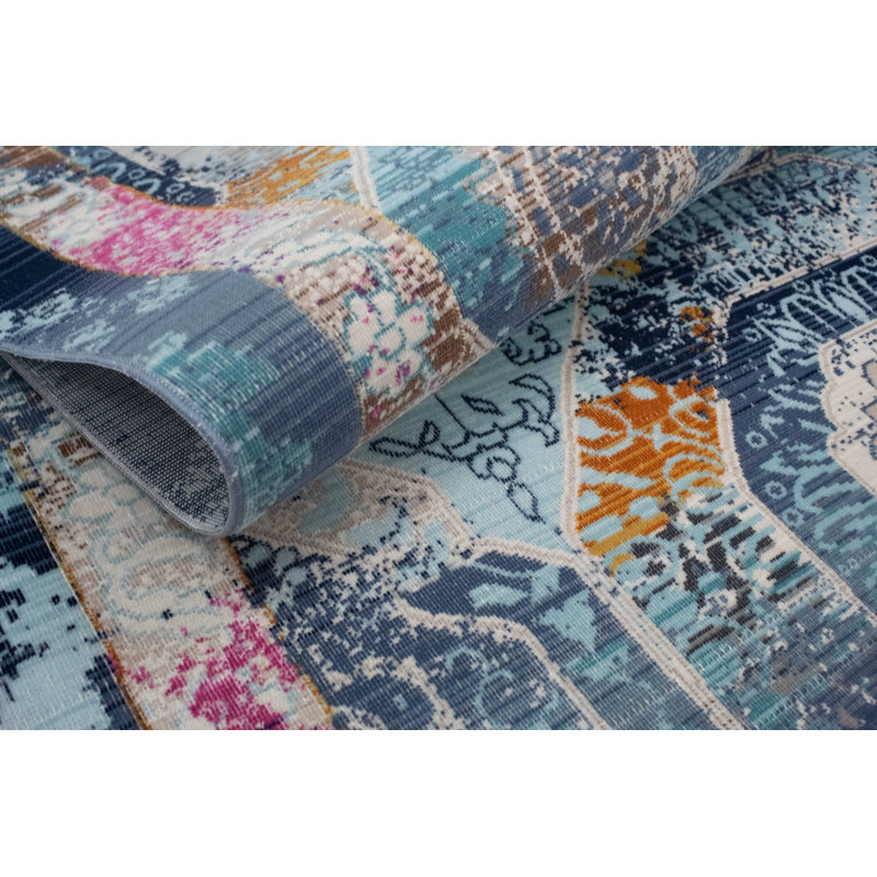 Morvant Geometric Indoor Rug, Rectangle 3' x 5'3"