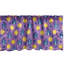 Ambesonne Halloween, lot de 2 lunes, chauves-souris et châteaux, violet, bleu nuit et moutarde-100740969