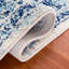 Tapis ivoire / bleu Tulum 282-635796833