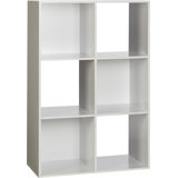 6-Cube Organizer With USB Charging Hub, Spacious Drawers, And Modern Design For Home Or Office