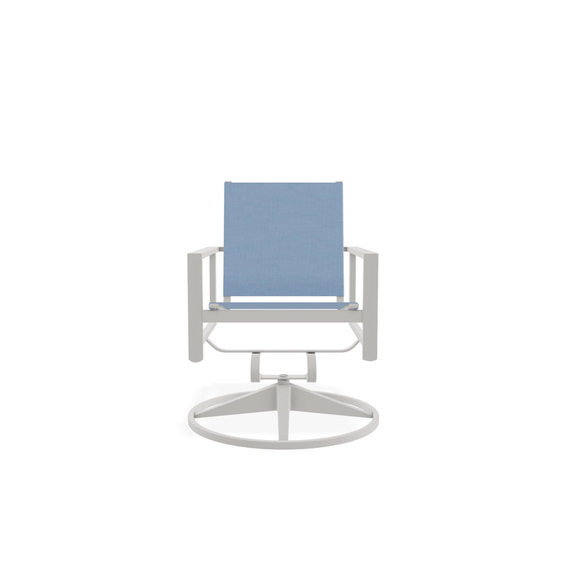 Tribeca Sling Swivel Rocker, Snow, Sky