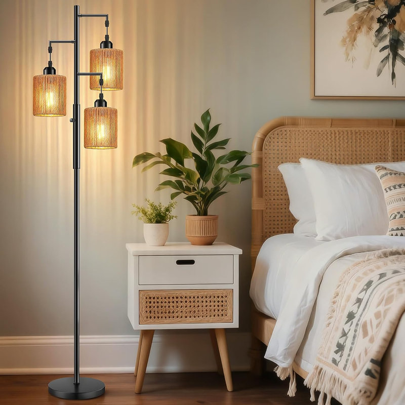 Lampe sur pied 72 po Boho