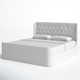 Riva Upholstered Wingback Bed