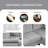 Upholstered U-Shaped Sectional Left Hand Facing-579038114