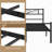 88.5cm Height Metal Bed Frame with Cloud-inspired Design Headboard-1728488639-1712647854