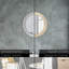 Huldar Glass Flat Wall Mirror