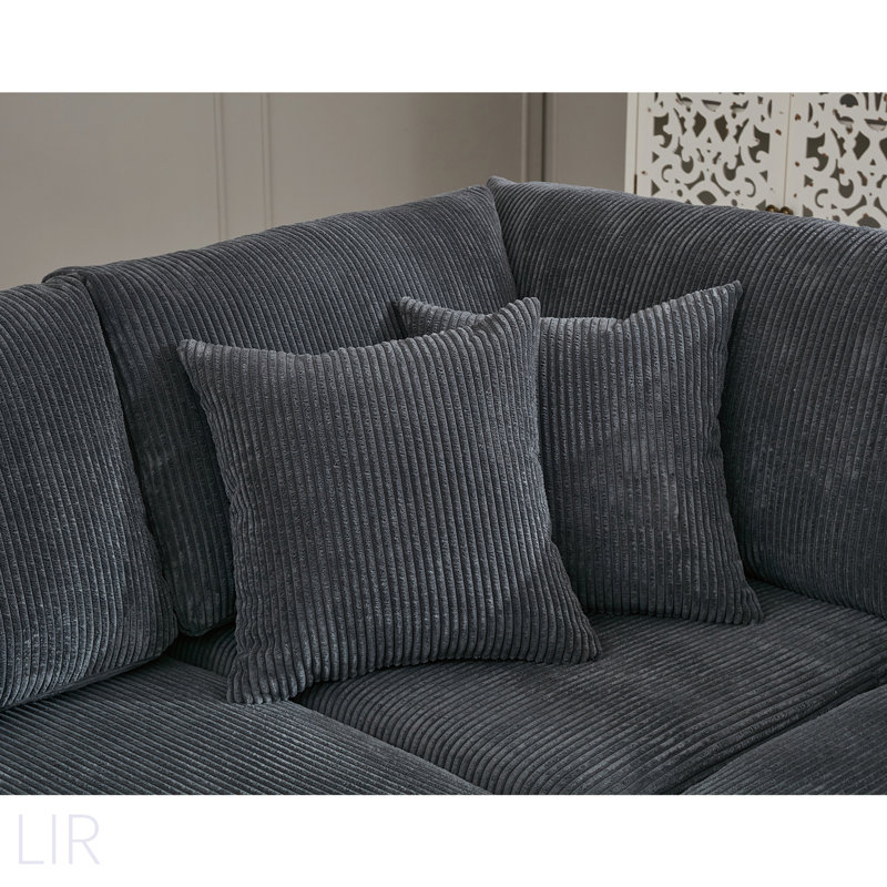Oversized Modular Sectional Sofa Set, L Shaped Couch With Corduroy Upholstery And Deep Seating For Comfortable Living
