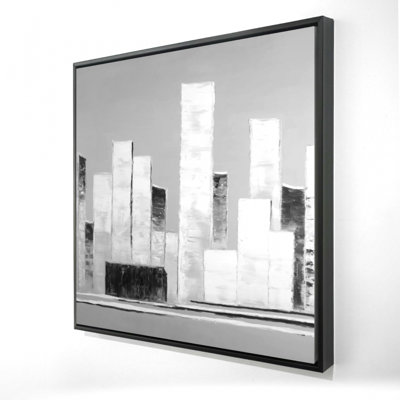 " Abstract Black And White Buildings "
