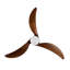 Ventilateur de plafond avec télécommande à DEL, moteur à courant continu silencieux à 6 vitesses, ventilateur de plafond réversible à hauteur réglable (2 pièces)-1153641736-1153641740-1153641738