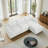 4 - Piece Upholstered Beige Chenille Modular Sectional Sofa with Removable Ottoman– Fully Compressed, No Assembly Required-1283040803
