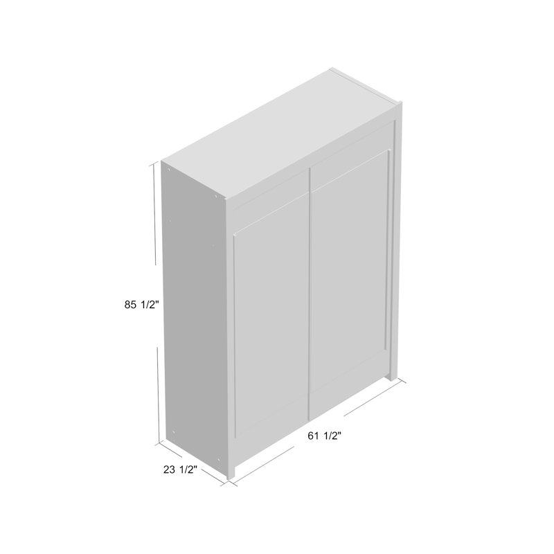 Armoire-penderie Burnette, café