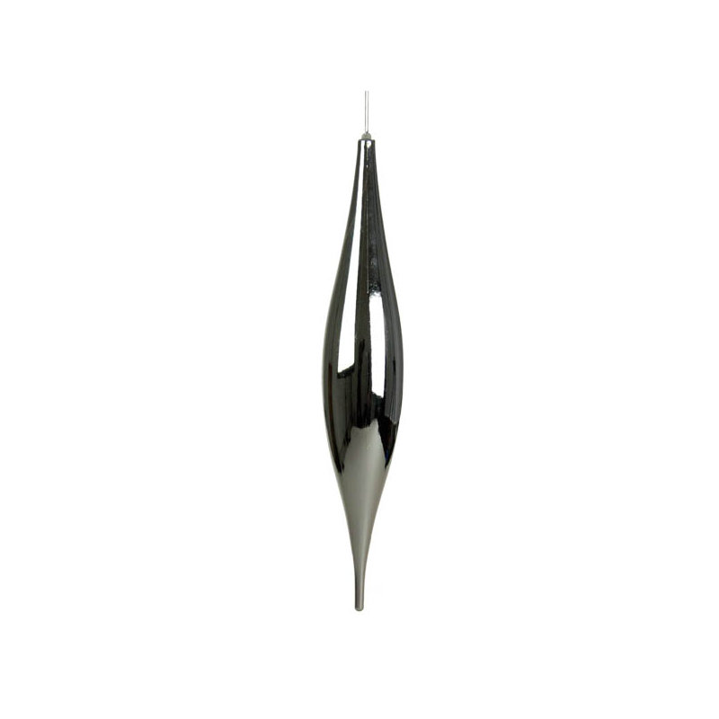 Finial Ornament, 33cm H x 6cm W, Silver
