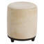 Wimberley Round Leather Ottoman