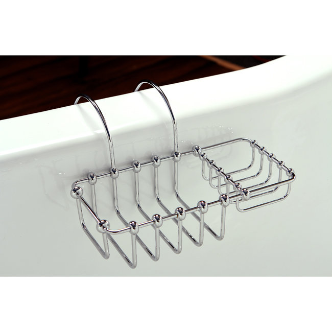 Porte-savon à suspendre sur pattes 8,3 / 8 po Kingston, Chrome poli