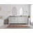 Aberdeen 84'' Double Bathroom Vanity with Quartz Top