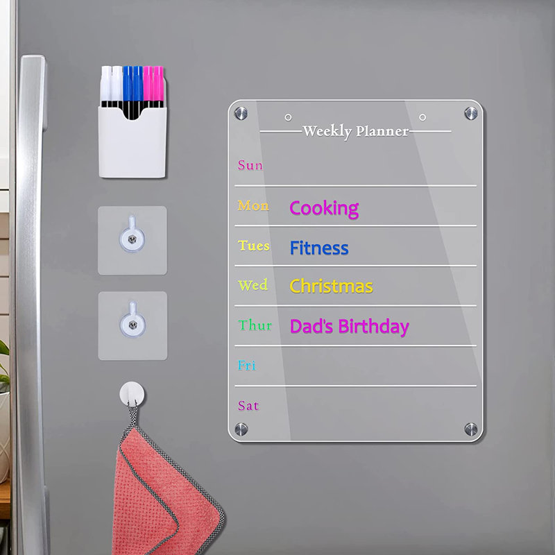 Magnetic Plastic Dry Erase Board