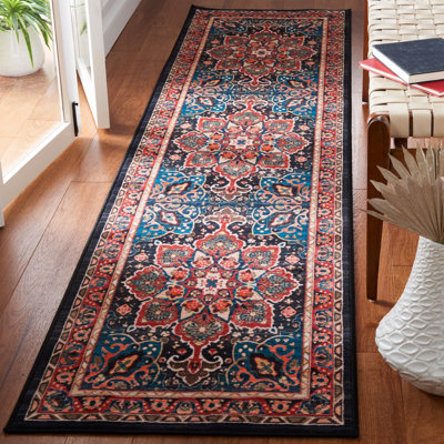 Manado Oriental Red/Navy Area Rug