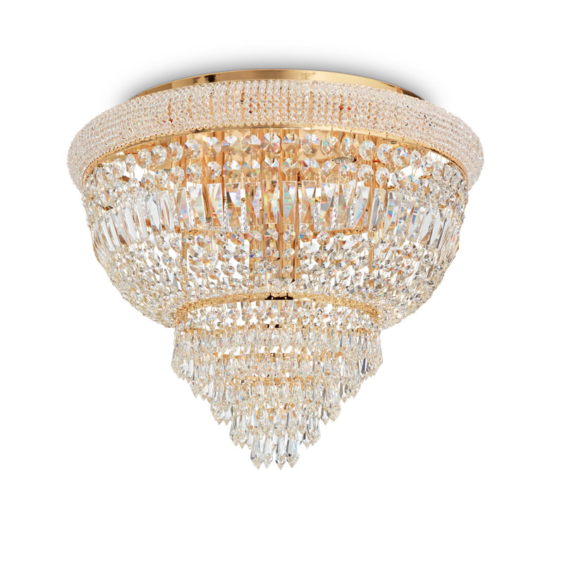 Ansel Flush Mount, Brass