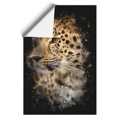 Leopard Paint Splash - Frameless Print