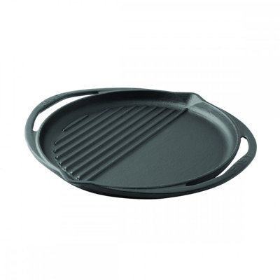 Lava Enameled Cast Iron Skillet 12 inch-Duo Griddle and Frying Pan