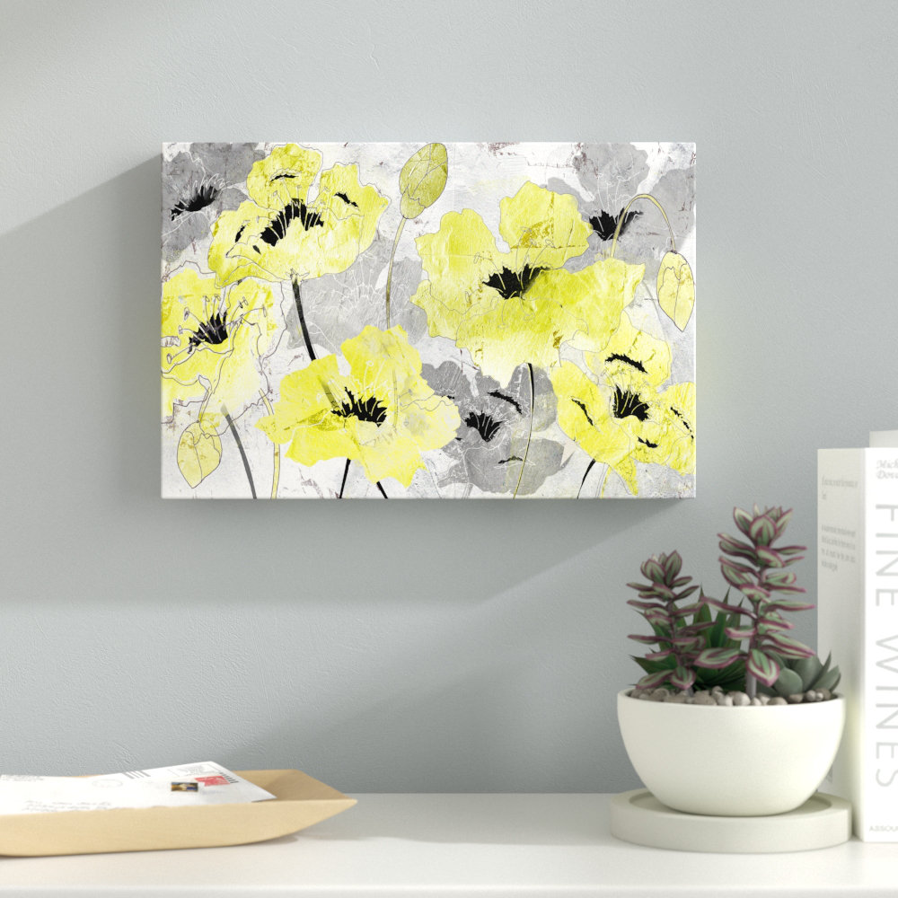 " Poppies " by Tre Sorelle Studios Ebern Designs 