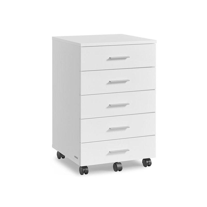 42cm Wide 5 -Drawer Mobile File Cabinet