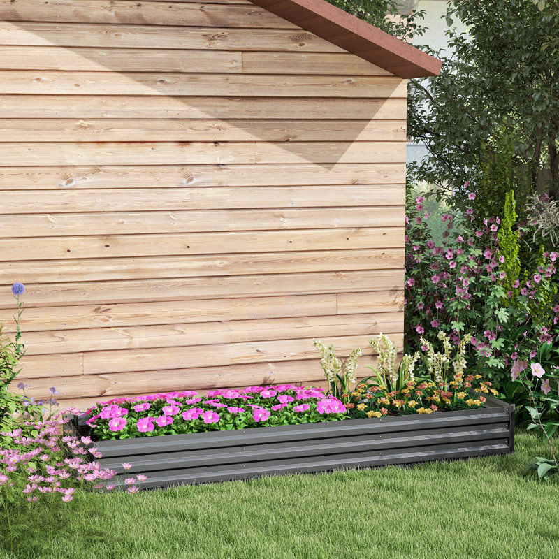 Bukurie Metal Raised Garden Bed