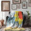 Jeté en sherpa doux 1 pièce Soft Seascape Abstraction-847466799