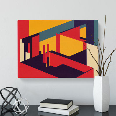 Abstract Bauhaus Art Vol.1 - Wrapped Canvas