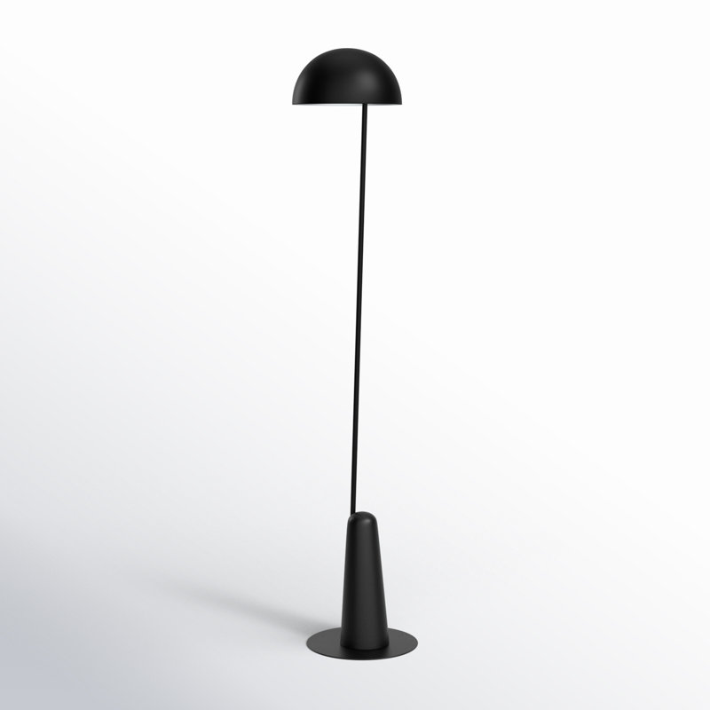 Iyanna 58.58'' Traditional Floor Lamp, Black