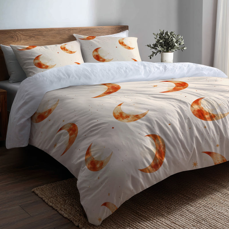 Ensemble de literie 3 pièces Starburst - Ensemble de housse de couette et de coussins Modern