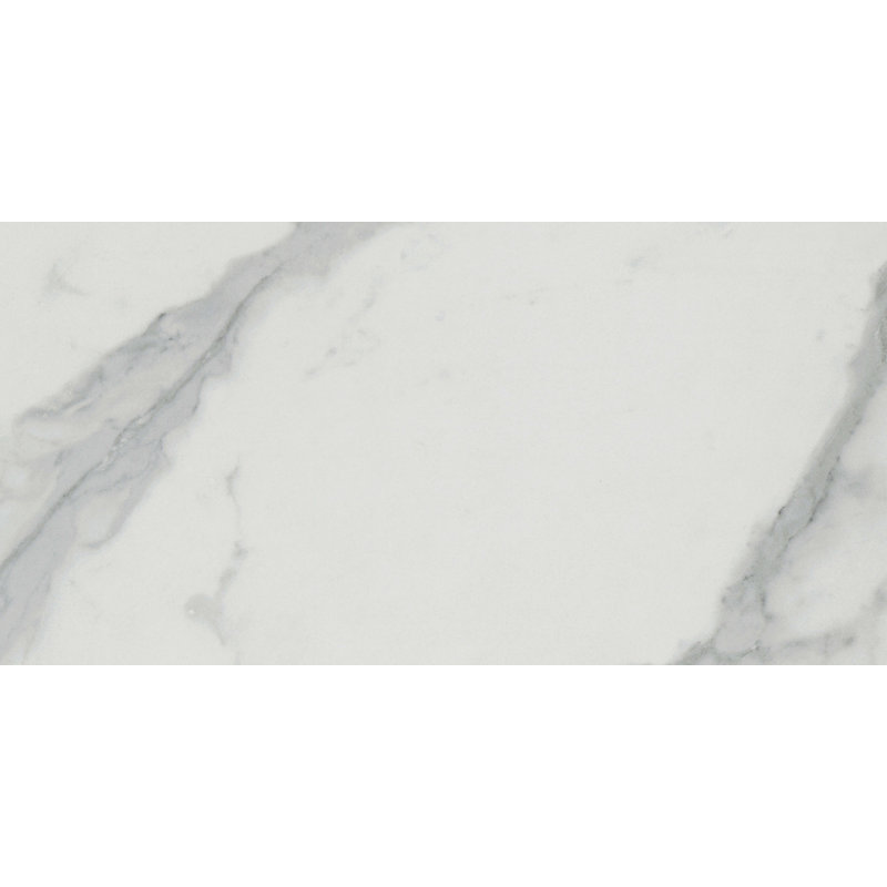 Parkview White 12 in. x 24 in. Polished Porcelain Floor and Wall Tile (15.5 sq. ft./Case), White