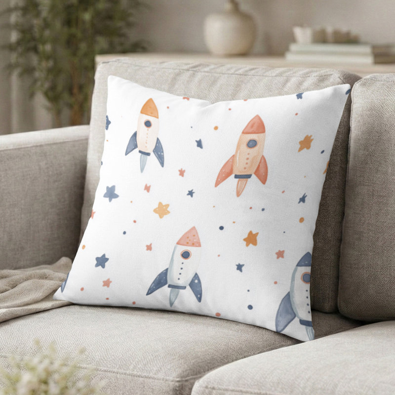 Coussin Modern, H 18 po x l 18 po