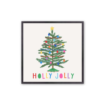 Impression de sapin de Noël Holly Jolly