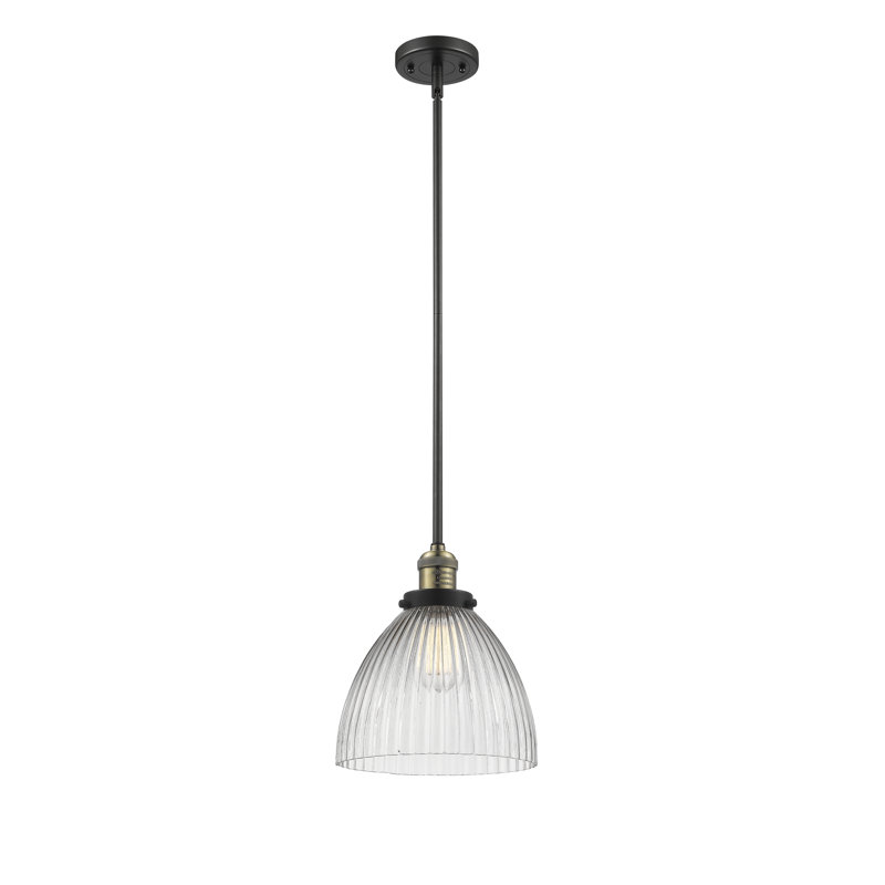 Montrose 1 - Light Single Pendant, Black Antique Brass, No Bulb Included