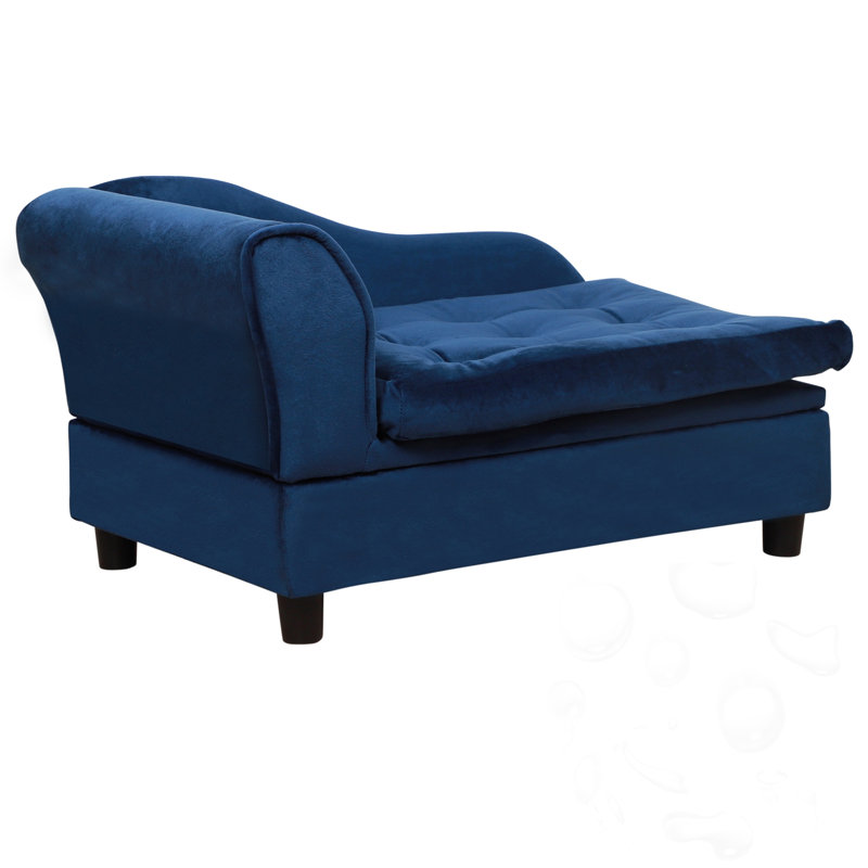 Canapé pour petit chien avec rangement caché, Blue